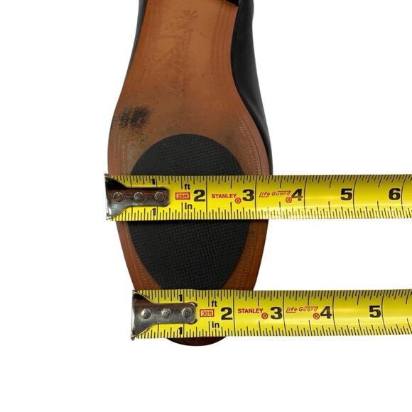 Sam Edelman Linnie Horsebit Mules 7.5  Black Leather Classic Academia Loafers - Picture 13 of 15